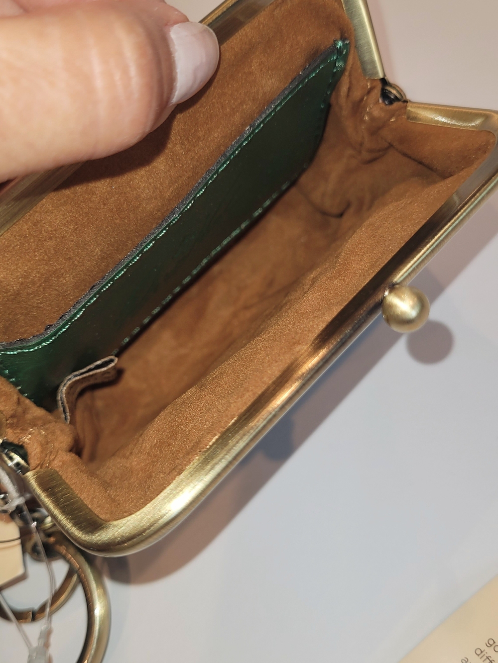 Patricia Nash Antique Brass Keyring Coin Pouch - Picture 5 of 5